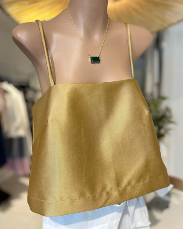 ÉSS Brodie Swing Top - Metallic Gold