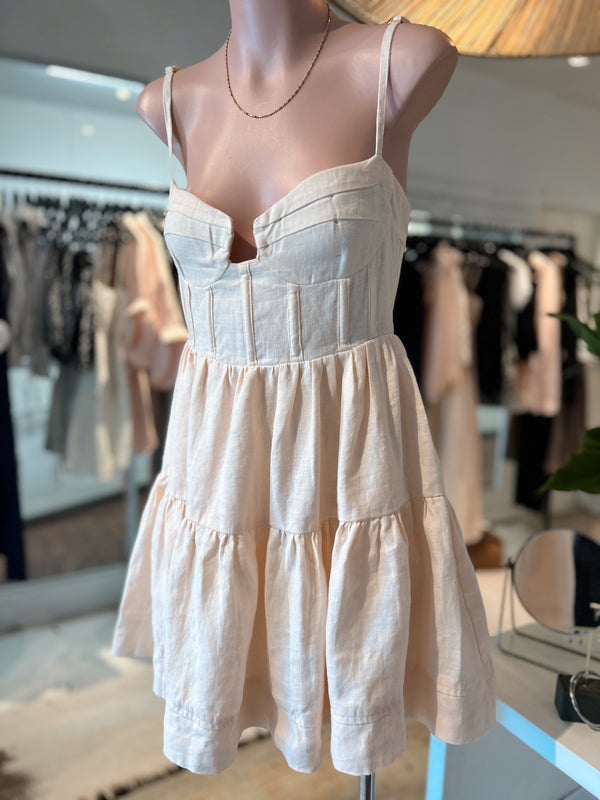 ÉSS Alice Bustier Mini Dress - Blush