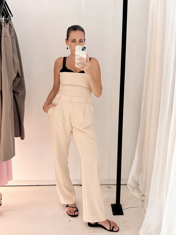 ÉSS The Quinn Tailored Pant - Natural