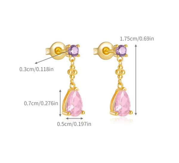 ÉSS Leyla Earring - Pink and Mauve