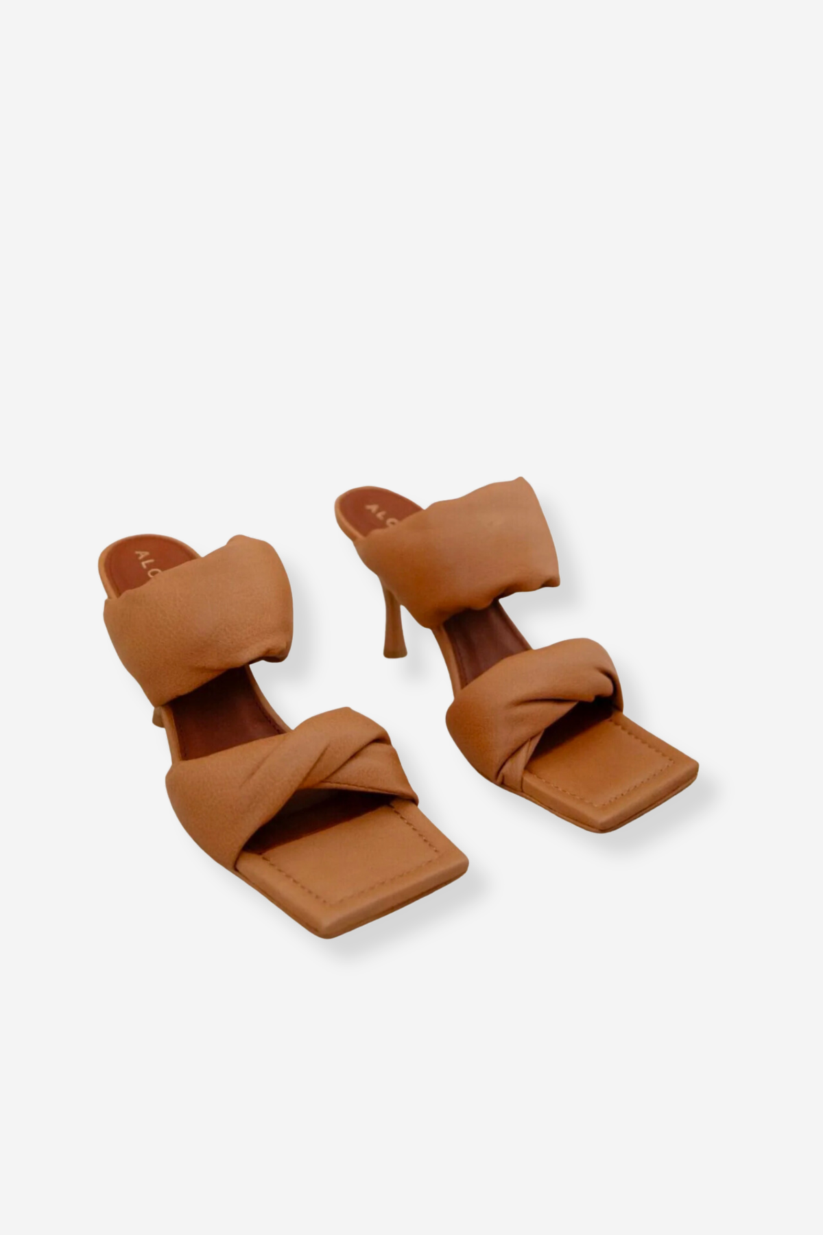 Alohas Twist Strap Sandal Camel Splice Boutique