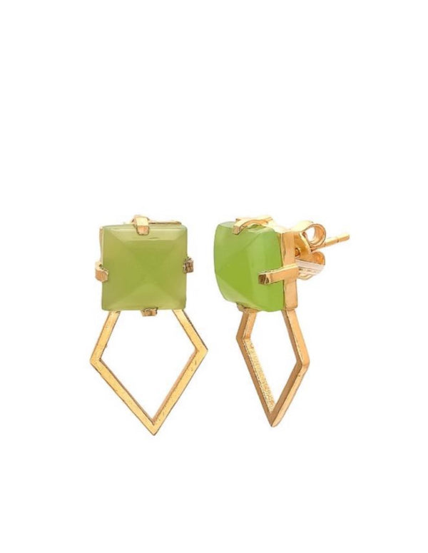 ÉSS The Petra Stud Earring - Lime