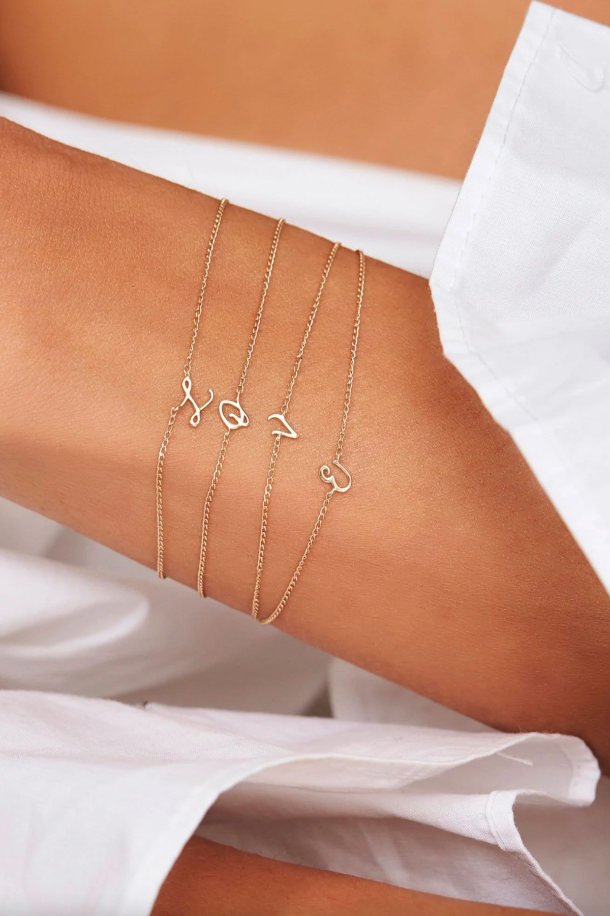 14k Solid Gold Pure Love Bracelet – by charlotte